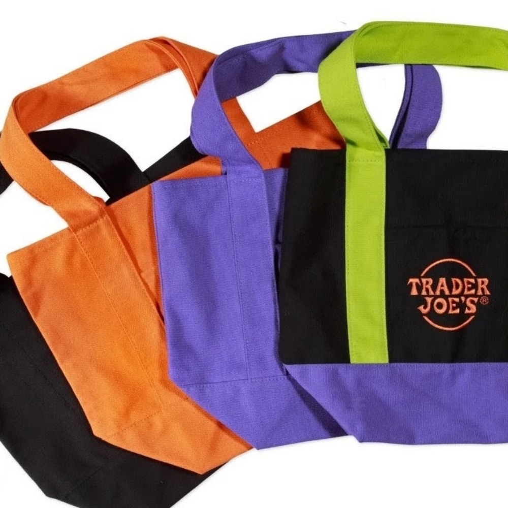 Trader Joe's Halloween Mini Tote Bags
